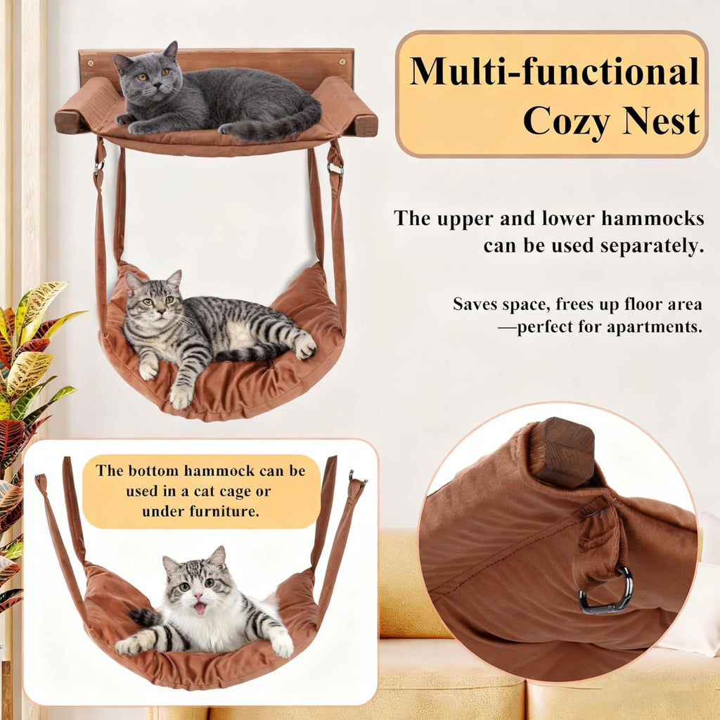 Wood Cat Climbing Frame