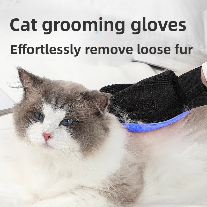 Pet Hair Removal Grooming Gloves