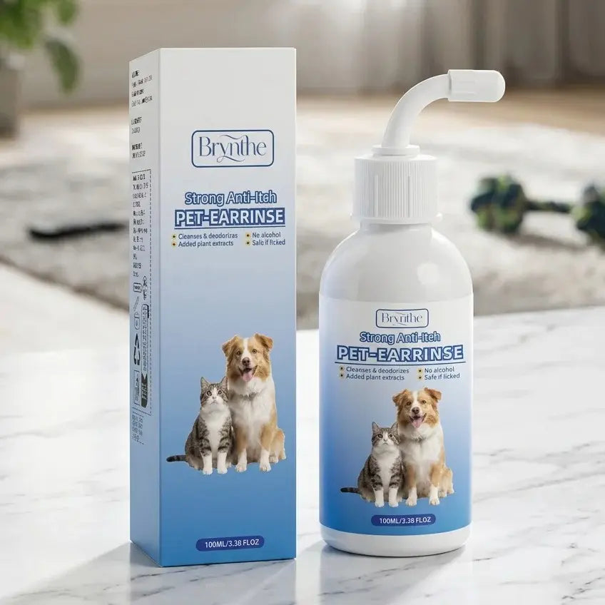 Gentle & Odor-Free Ear Wash for Happy Dogs & Cats