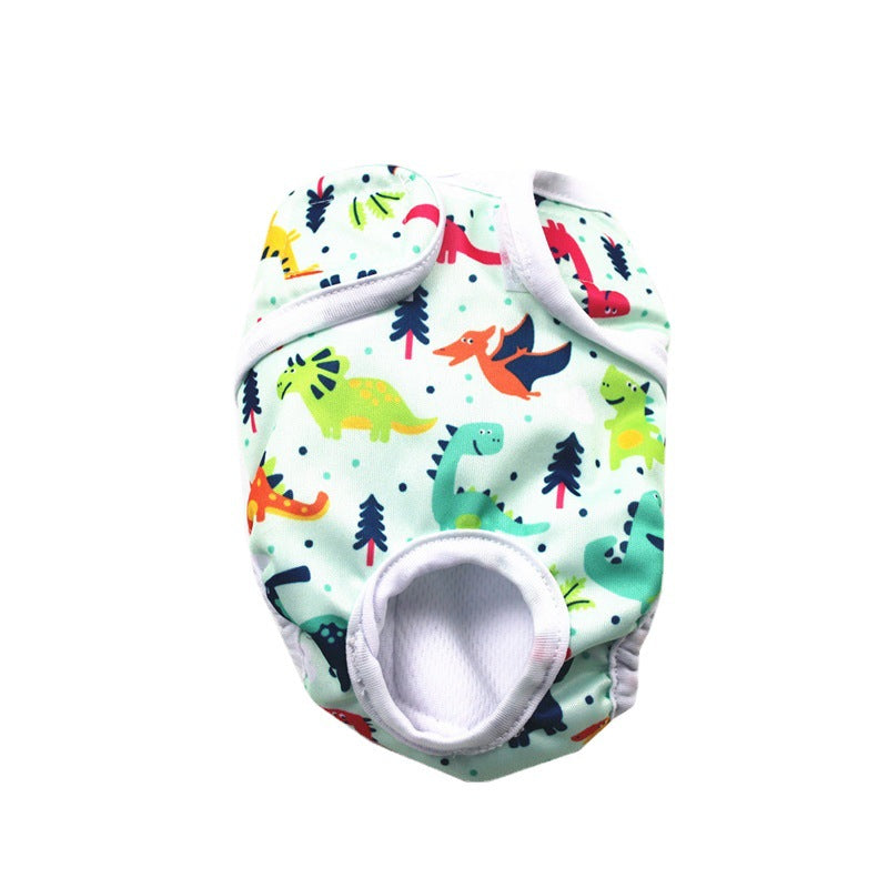 Printed Protective Pants for Female Dogs