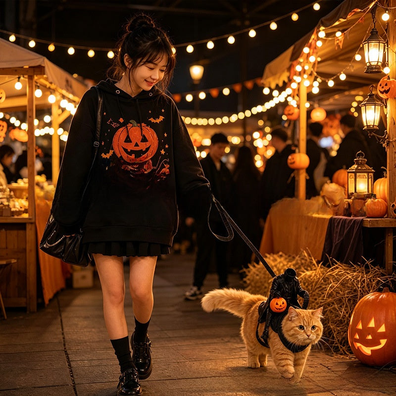 Headless Horseman cat costume