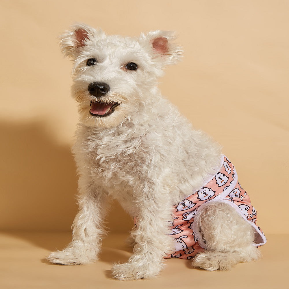 Printed Protective Pants for Female Dogs