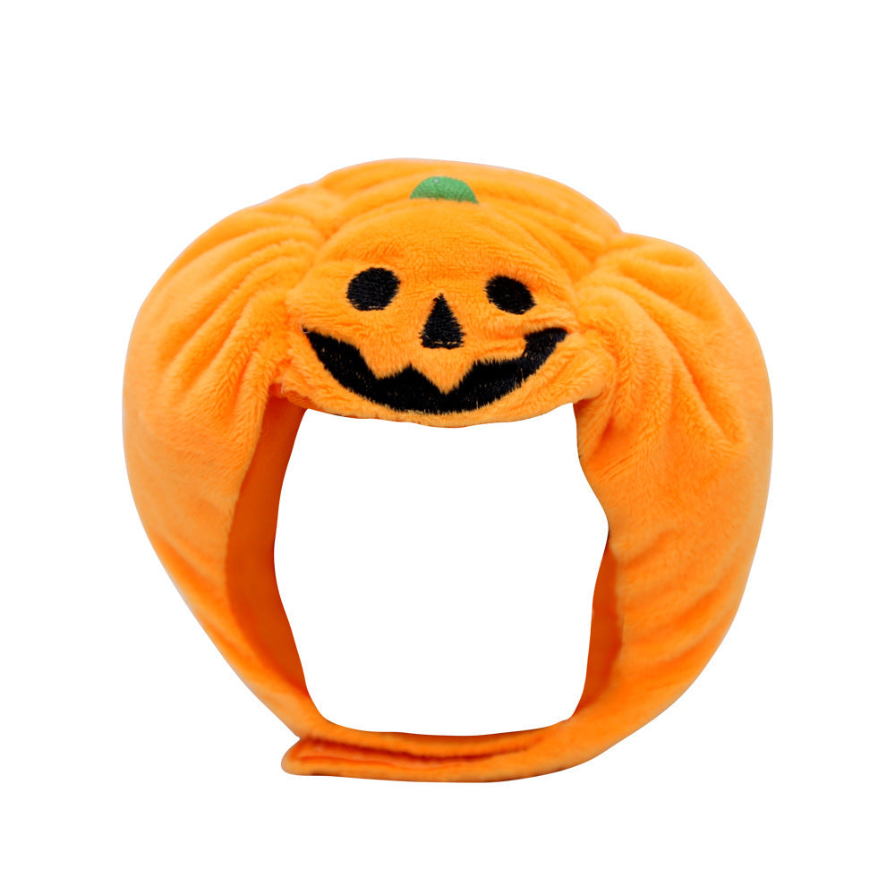 Pet Pumpkin Hat Halloween Costume