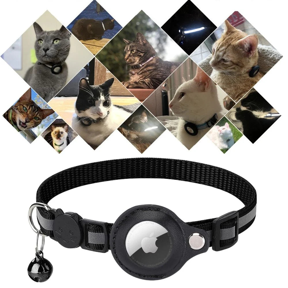 Ensure Your Cat's Safety with Our GPS Tracking Collar - Quick-Release Fastener & Reflective Design for Nighttime Visibility