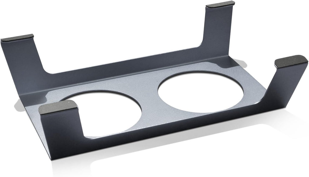 Elevate Your Pet's Dining Experience with Our Premium Anodized Aluminum Feeder - Stylish Metallic Gray Dog and Cat Bowls