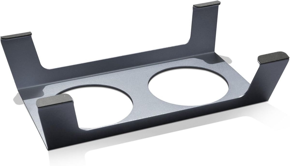 Elevate Your Pet's Dining Experience with Our Premium Anodized Aluminum Feeder - Stylish Metallic Gray Dog and Cat Bowls