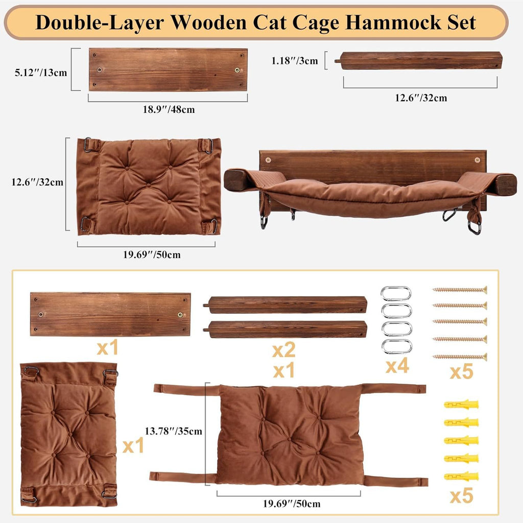 Wood Cat Climbing Frame