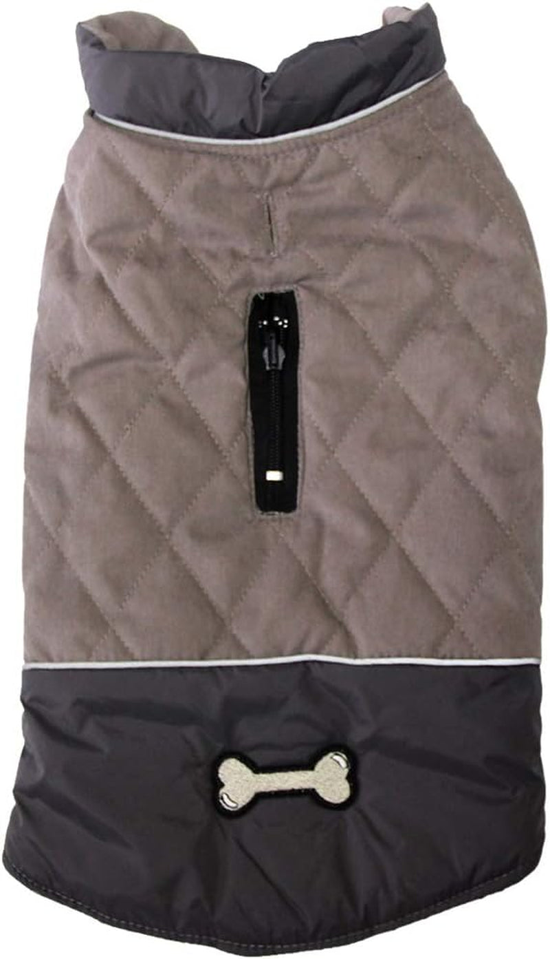 Cozy Reversible Dog Coat for Small Breeds with Dual Leash Openings - Perfect for Winter Adventures