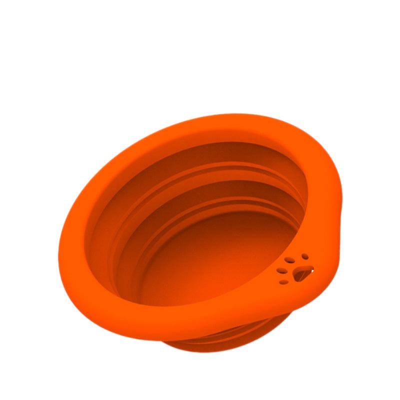 Foldable Silicone Travel Bowl for Dogs & Cats