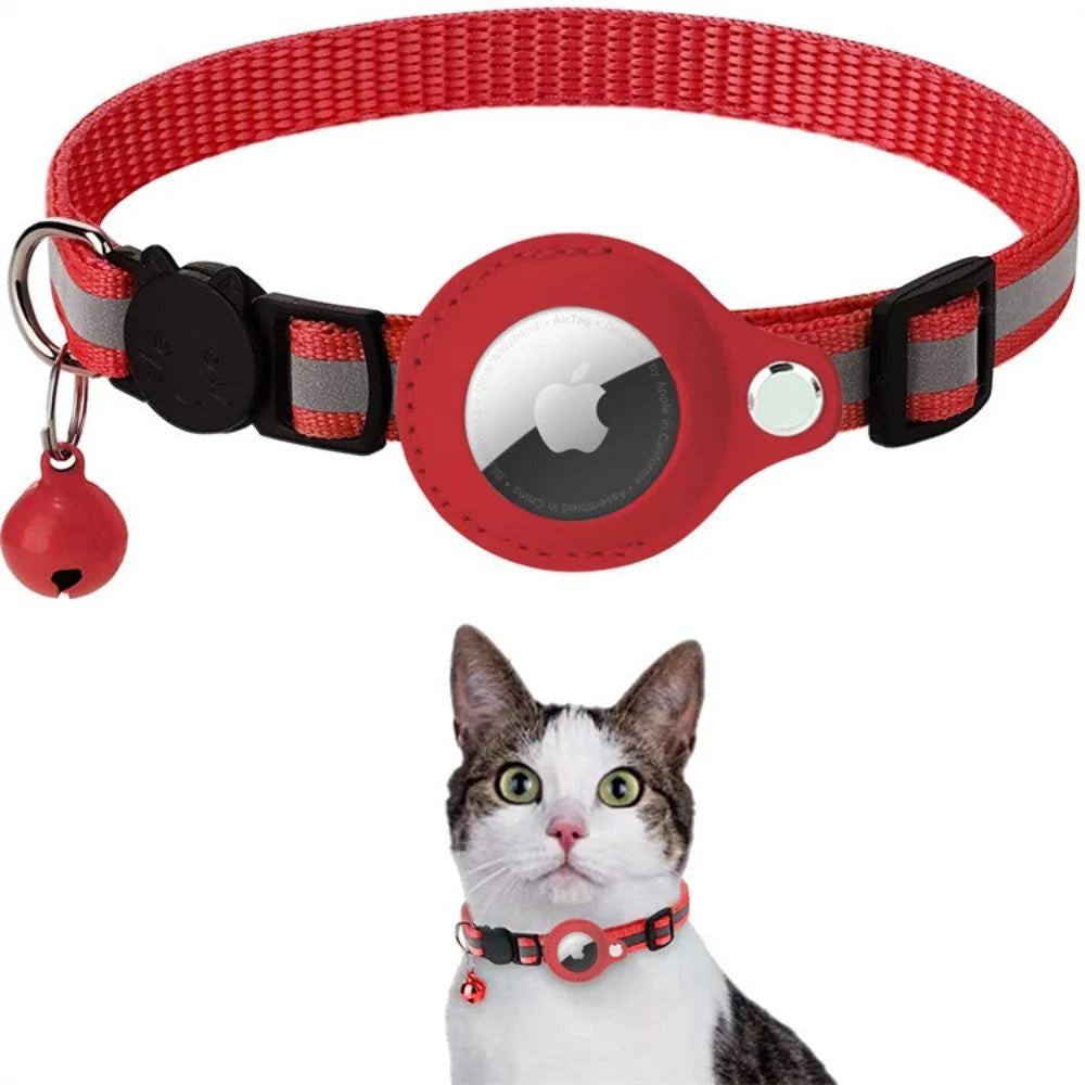 Ensure Your Cat's Safety with Our GPS Tracking Collar - Quick-Release Fastener & Reflective Design for Nighttime Visibility
