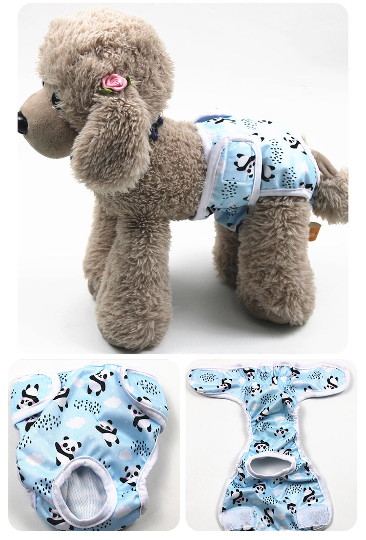 Printed Protective Pants for Female Dogs