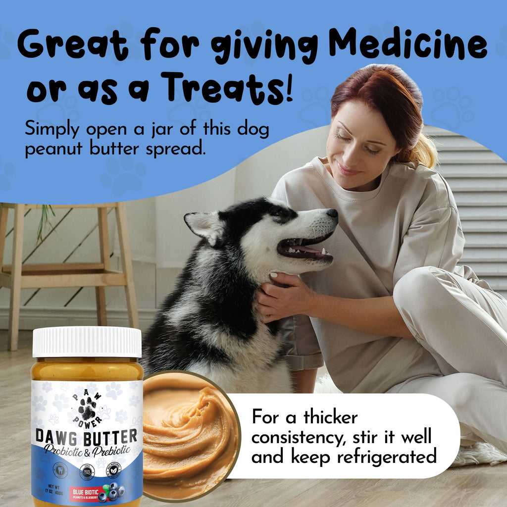 Dawg Butter Blue Biotic Peanut Butter Dog Treat