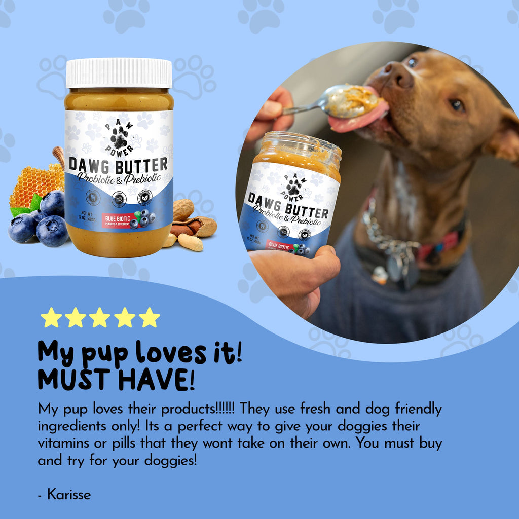 Dawg Butter Blue Biotic Peanut Butter Dog Treat
