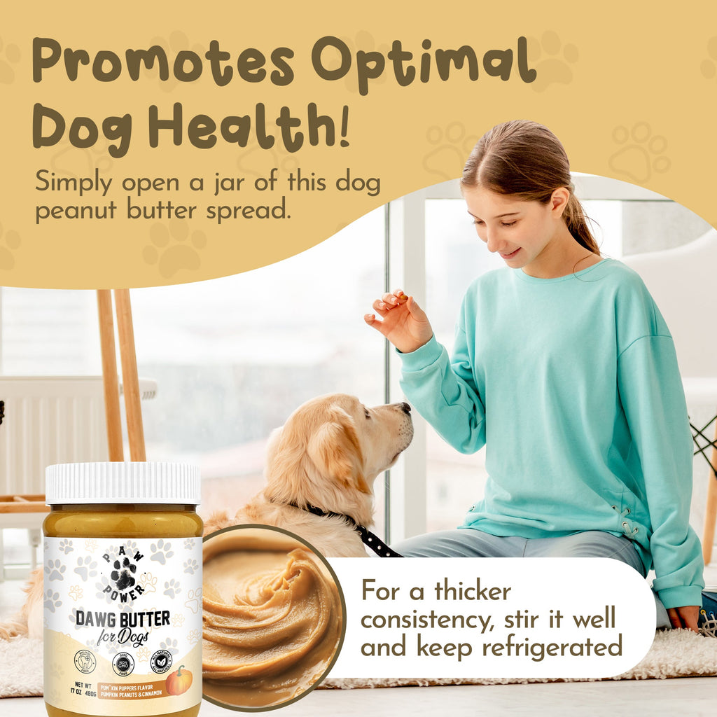 Dawg Butter Pum'kin Puppers Peanut Butter Dog Treat