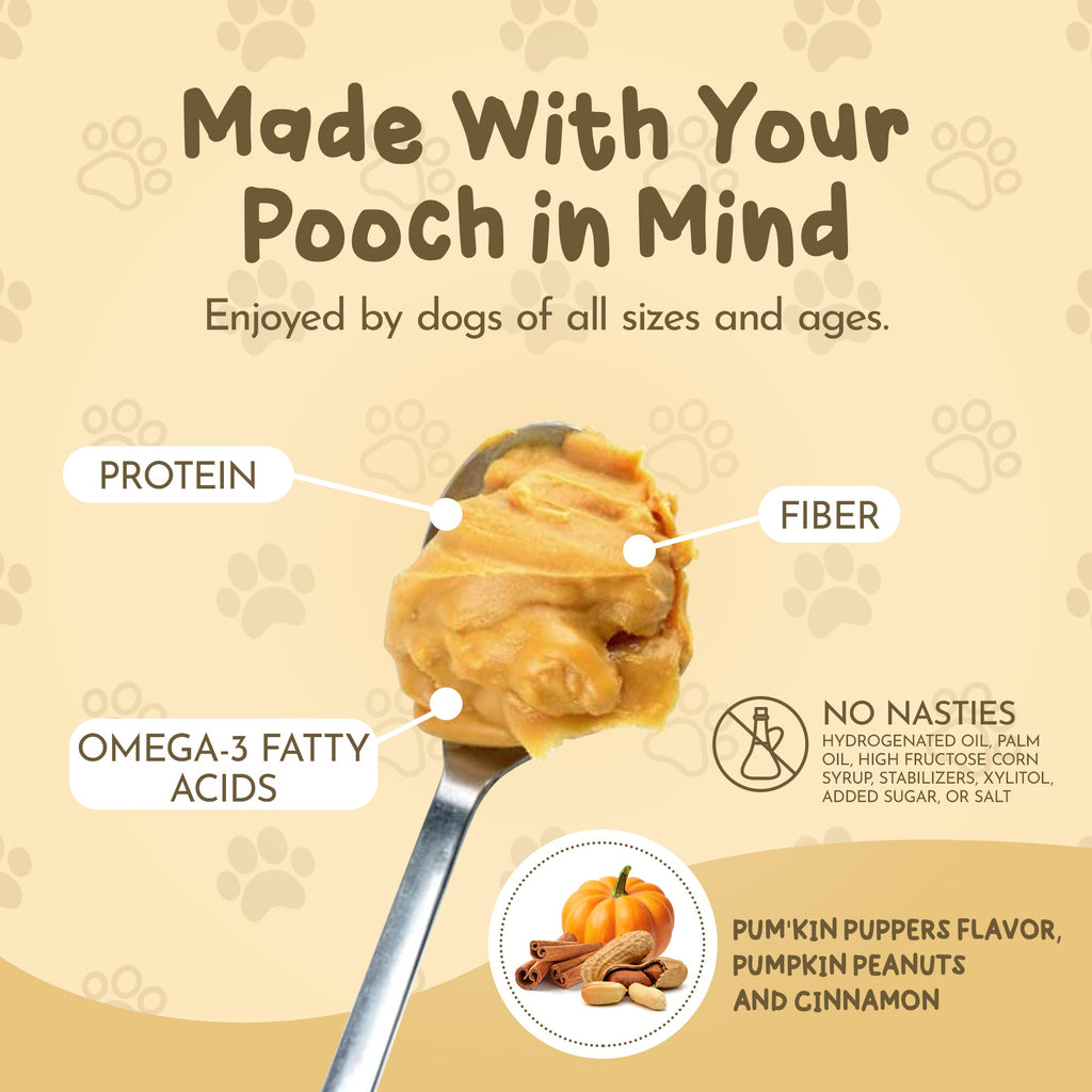 Dawg Butter Pum'kin Puppers Peanut Butter Dog Treat