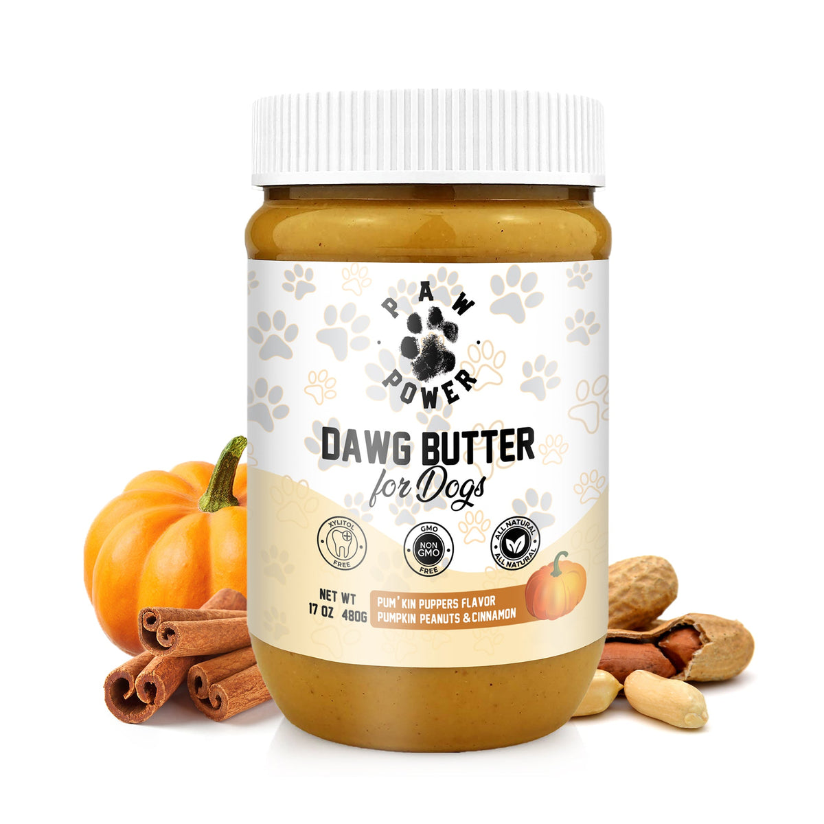 Dawg Butter Pum'kin Puppers Peanut Butter Dog Treat