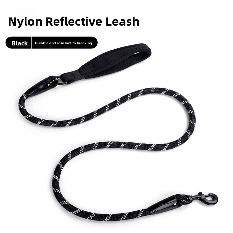 Reflective Nylon Dog Leash, 150 cm