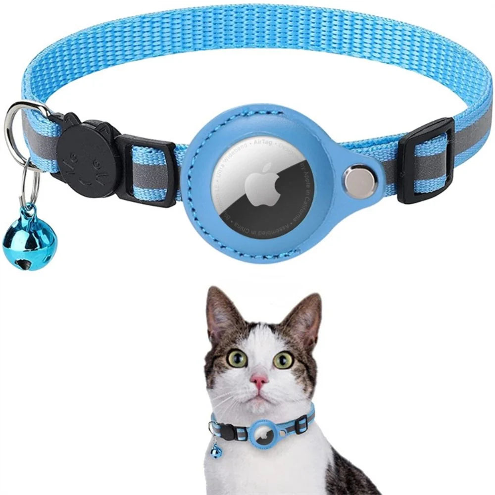 Ensure Your Cat's Safety with Our GPS Tracking Collar - Quick-Release Fastener & Reflective Design for Nighttime Visibility