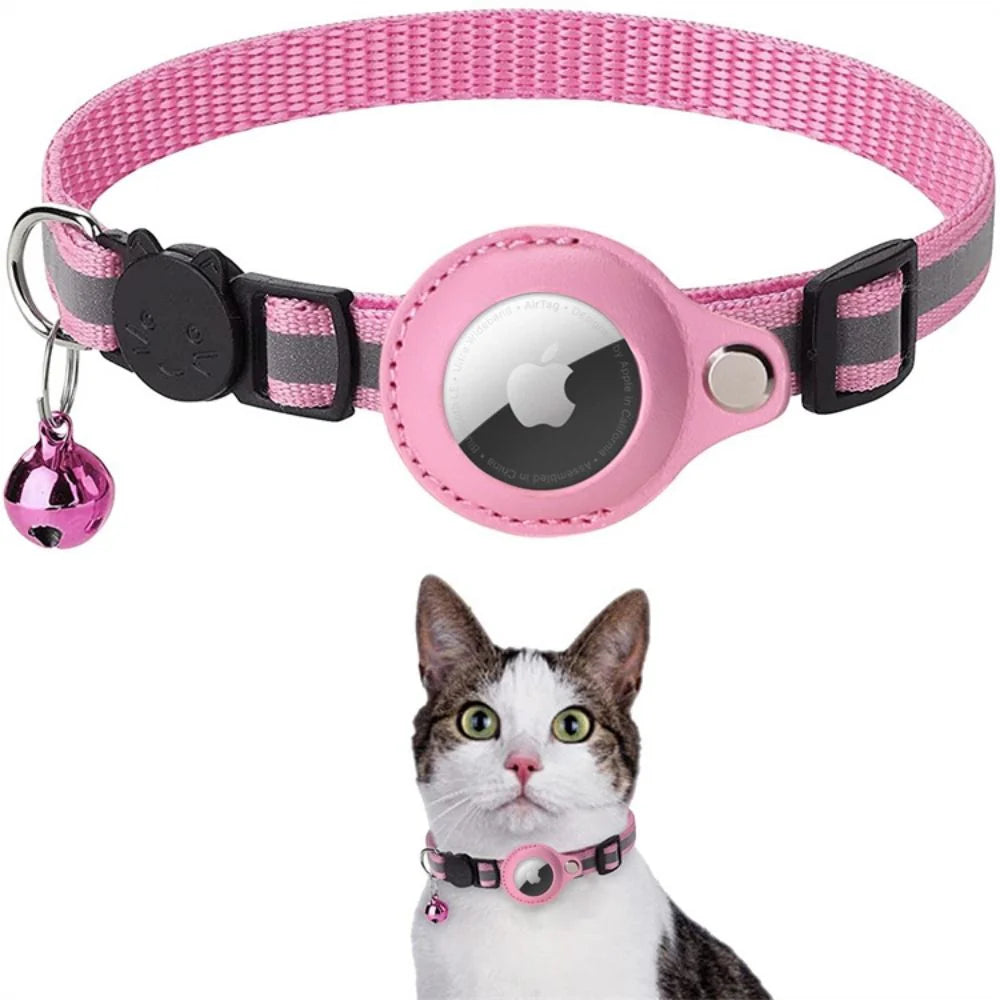 Ensure Your Cat's Safety with Our GPS Tracking Collar - Quick-Release Fastener & Reflective Design for Nighttime Visibility