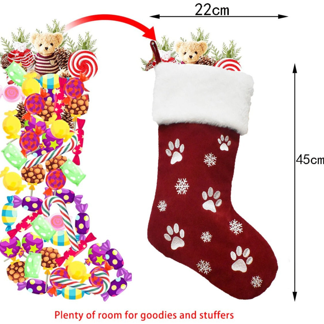 Pet Christmas Stocking Holiday Decoration