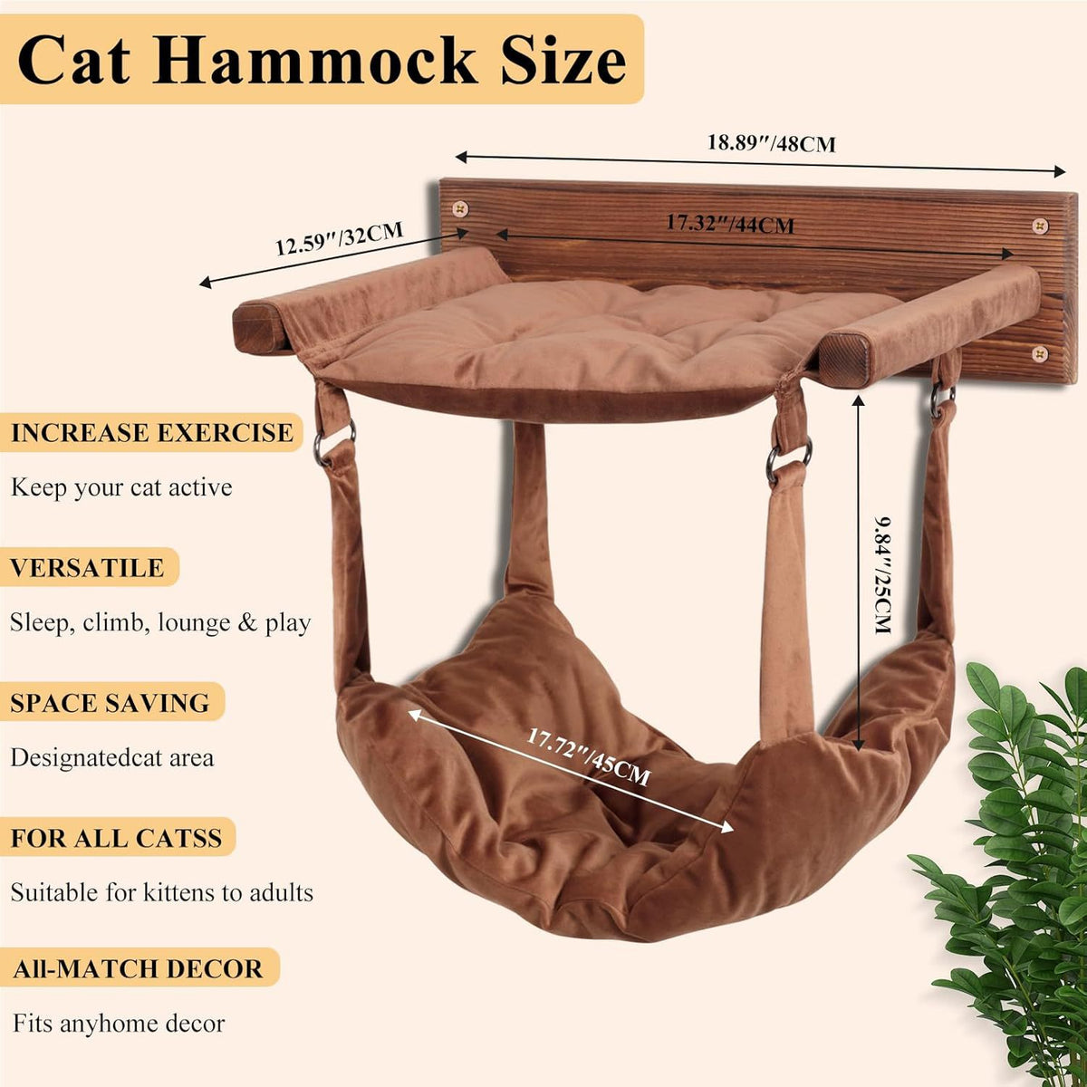 Wood Cat Climbing Frame